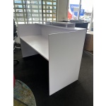 Brooke White Reception Desk - Image 3