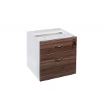 Casnan Fixed Desk Pedestal 1 Drawer + 1 File
